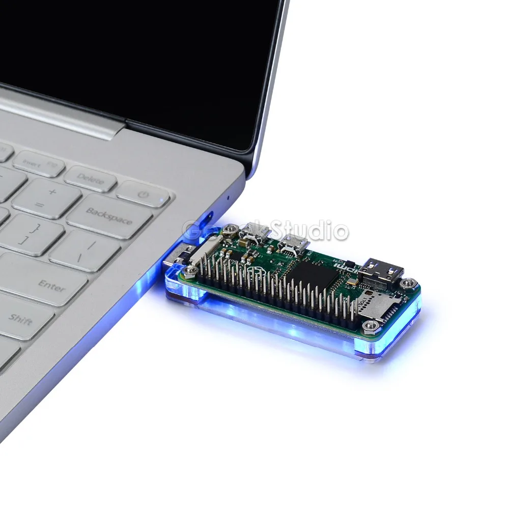 Модуль расширения USB Dongle Breakout Kit для Raspberry Pi Zero/Zero W(не включает), можно вставить как переднюю, так и заднюю сторону