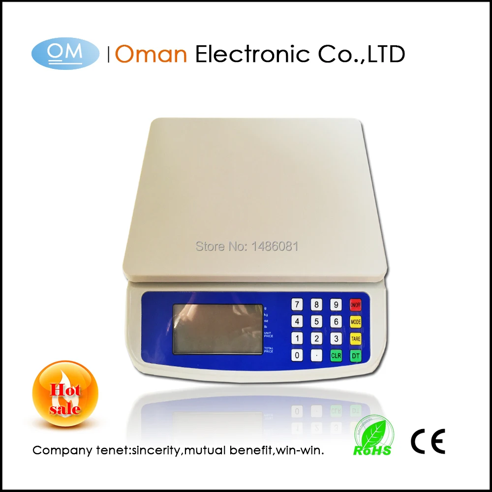 Цифровые Почтовые весы Oman T580 30 кг/1 г для приготовления пищи диетические граммы