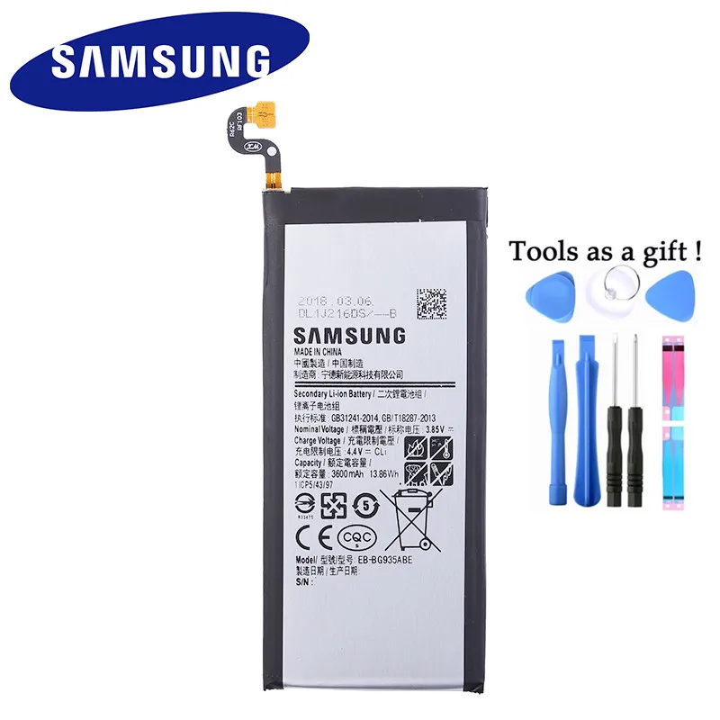 Original Samsung Battery For Galaxy S7 Edge G935 G9350 G935f G935fd G935w8  3600mah Eb-bg935abe Samsung S7 Edge Battery - Mobile Phone Batteries -  AliExpress