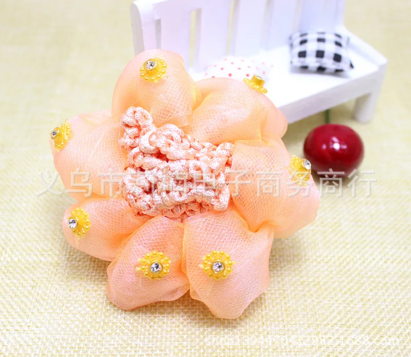 Beautiful Bun Cover Snood Women Hair Net Ballet Dance Skating Crochet Fanchon Rhinestone Styling Headwear Accessories