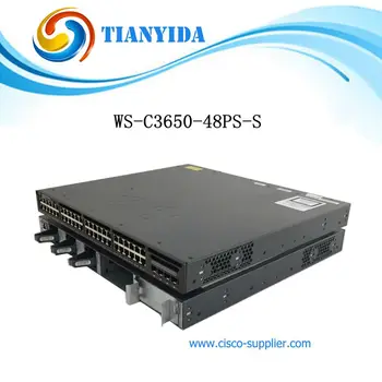 

WS-C3650-48PS-S Catalyst C3650 48 Port POE Gigabit Ethernet 4x1G Uplink IP Base Switch