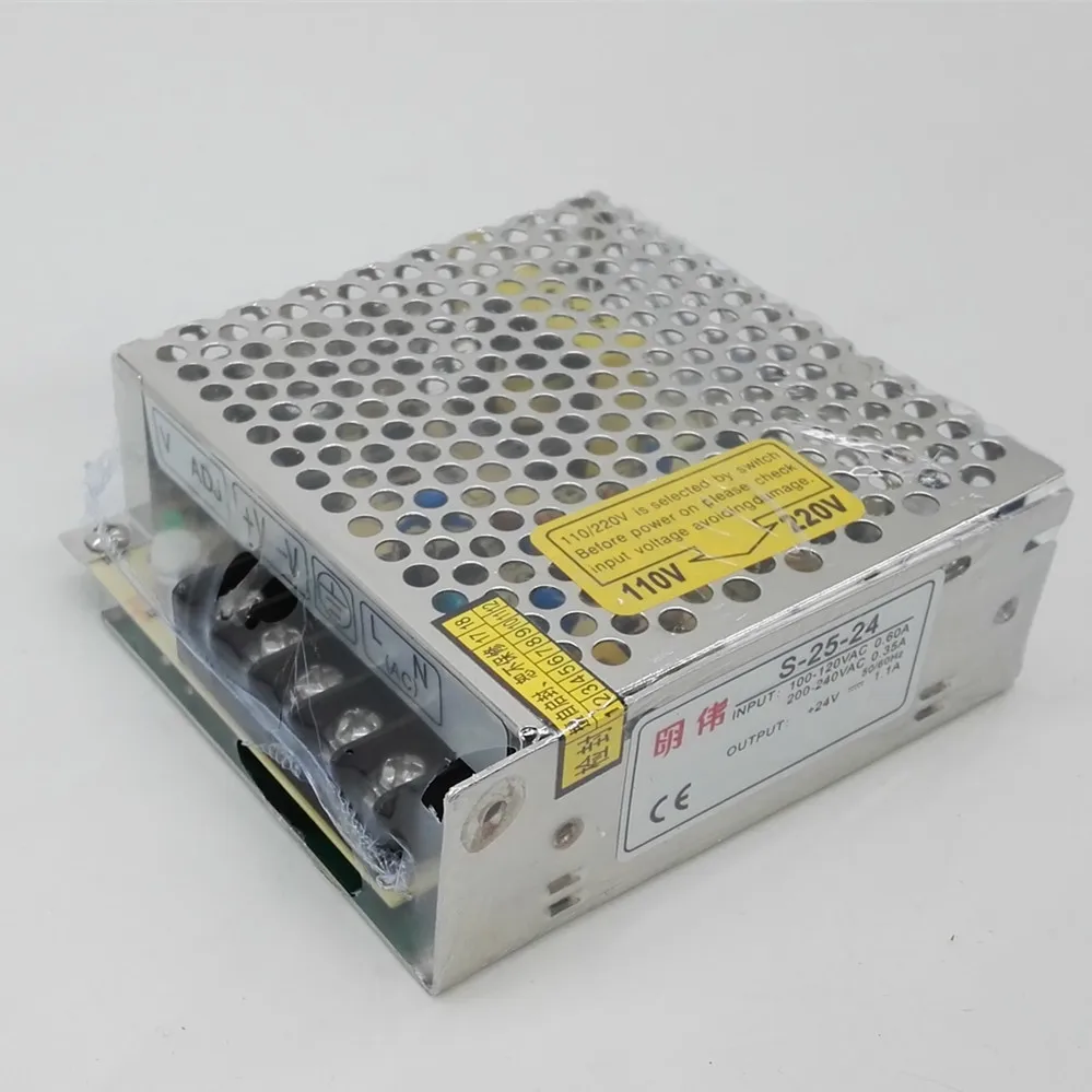 Watts de Alimentação MW S-25W24V1.1A Interruptor Unidade 110 220 V de Entrada AC