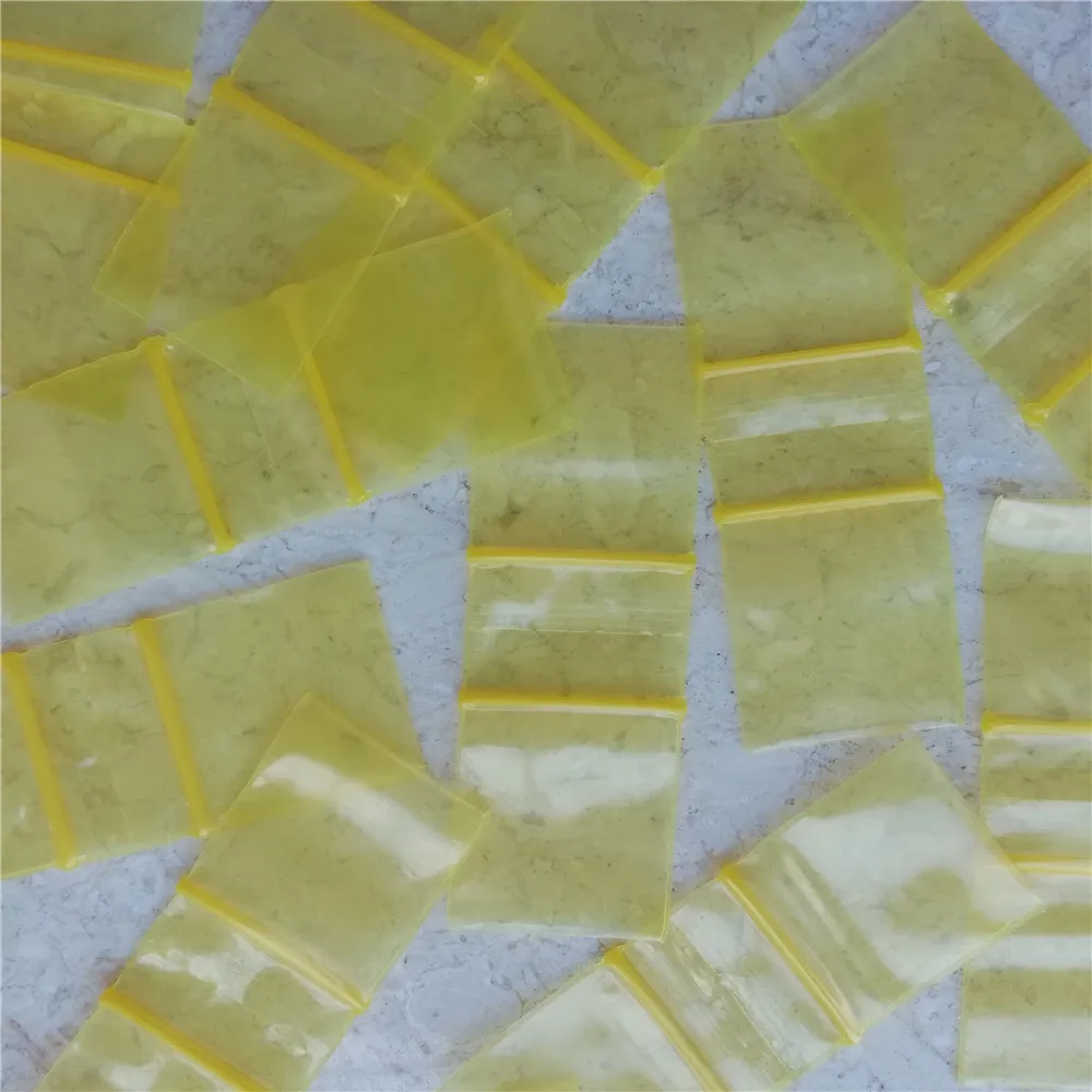 100pcs Yellow Color Plastic Baggies Ziplock Bag 5Mil 1x1inch Polythene