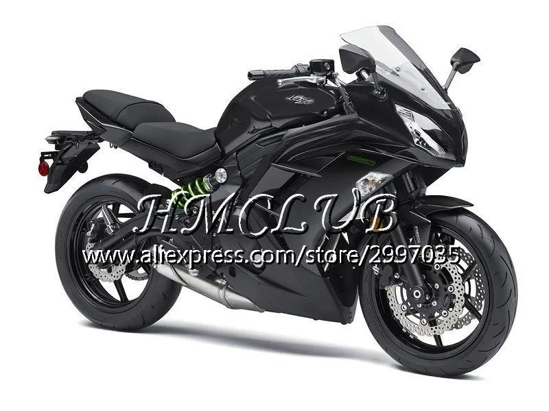 Инъекции для KAWASAKI NINJA 650R ER-6F 2012 2013 69HC. 0 ER 6F Ninja650R ER6 F ER6F 12, 13, 14, 15 лет, Обтекатели новые винно-красного цвета - Цвет: No. 22 Matte black