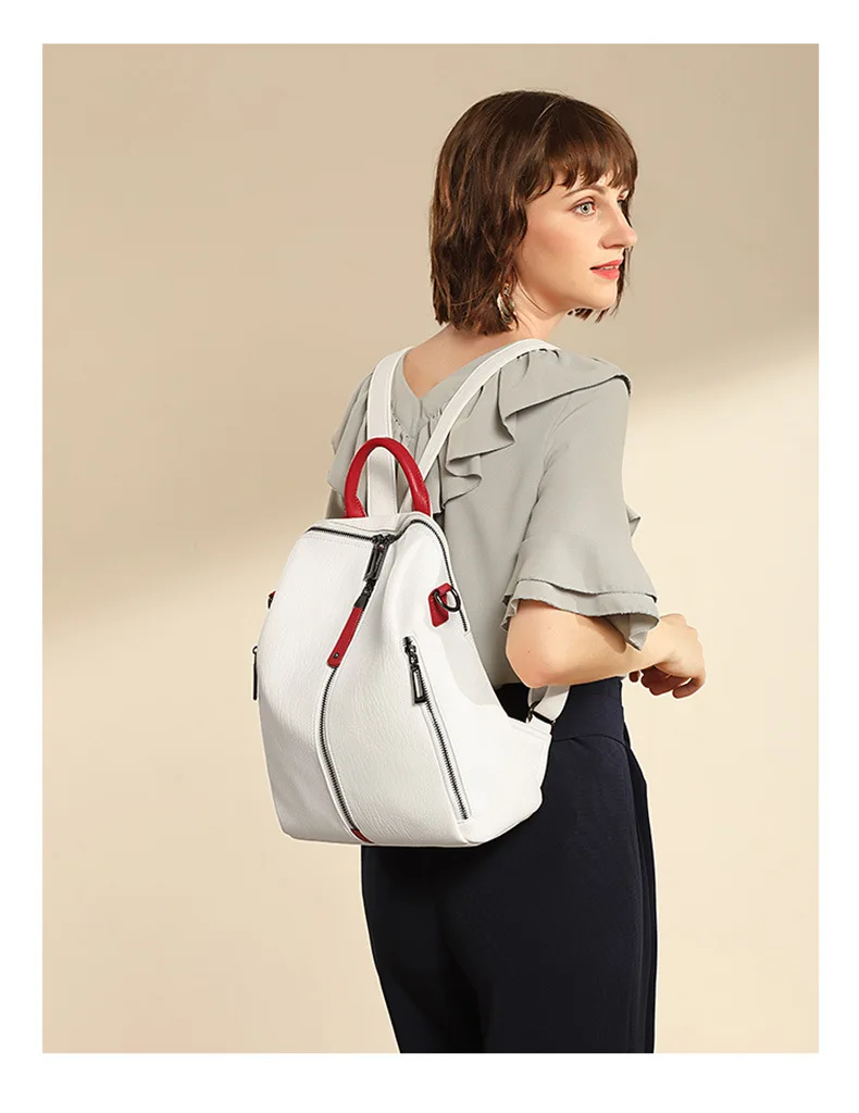 Модный Повседневный женский рюкзак с защитой от кражи, высокое качество, винтажные рюкзаки для женщин, большая вместительность, дорожная сумка через плечо