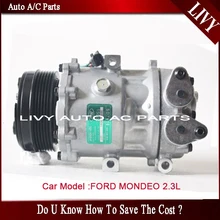 SD7V16 компрессор кондиционера для автомобиля FORD MONDEO IV 2,0 2,3 2007-6g9119d629dc 6G91-19D629-DC 6G9119D629DF 6G91-19D629-DB 6G9119D629DB