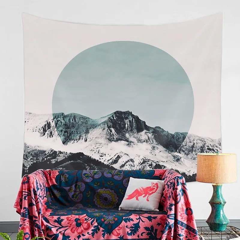 Us 6 13 25 Off Bedroom Living Room Decorative Tapestry Creative Abstract Art Psychedelic Painting Polyester Fabric Wall Hanging Blanket In Tapestry
