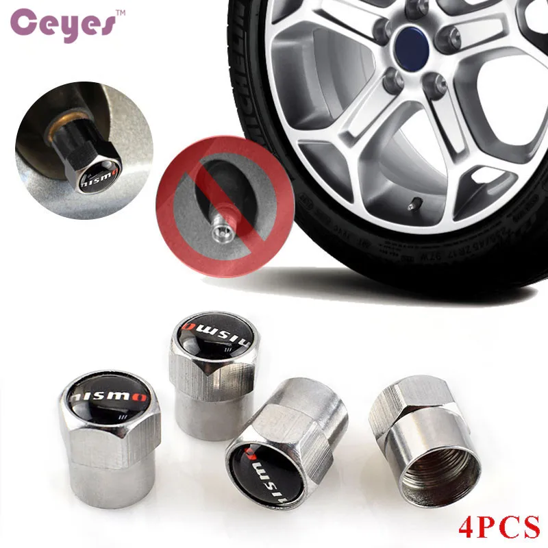 

Ceyes Car Styling Fit For Nissan Nismo Qashqai Tiida Teana Skyline Juke X-Trail Auto Accessories Car-Styling 4pcs/lot Car Emblem