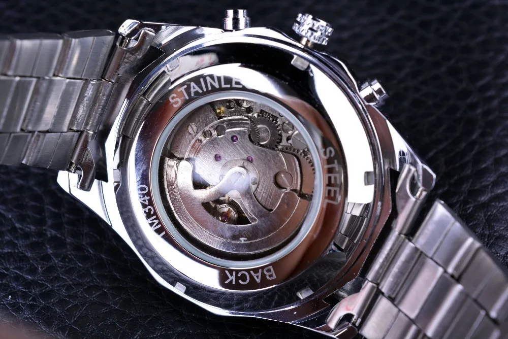 Sport Skeleton Stainless Steel Designer Men Watch for Winner