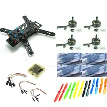 DIY FPV-системы мини Drone Nighthawk 250/qav280 чистый карбоновая рама комплект+ кобра 2204 2300kv двигателя+ кобра 12a ESC+ cc3d/naze32 10DOF