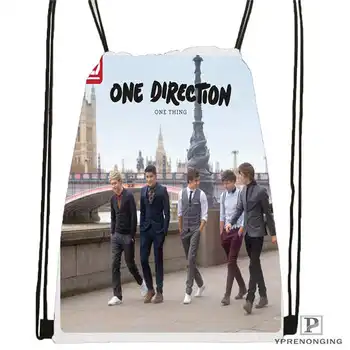 

Custom one-direction-shoot Drawstring Backpack Bag Cute Daypack Kids Satchel (Black Back) 31x40cm#2018612-01-(8)