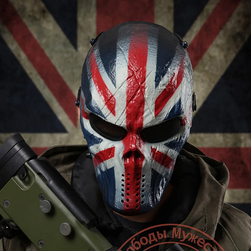 High Quality Face Paintball Masks Durable Outdoor Airsoft CS Wargame