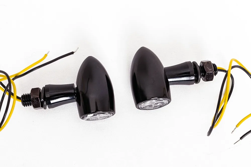 

Black Alumunum Waterproof LED Turn Signal Light Indicator 12V2.7W for DUCATI Scrambler 400 800 Free Shipping