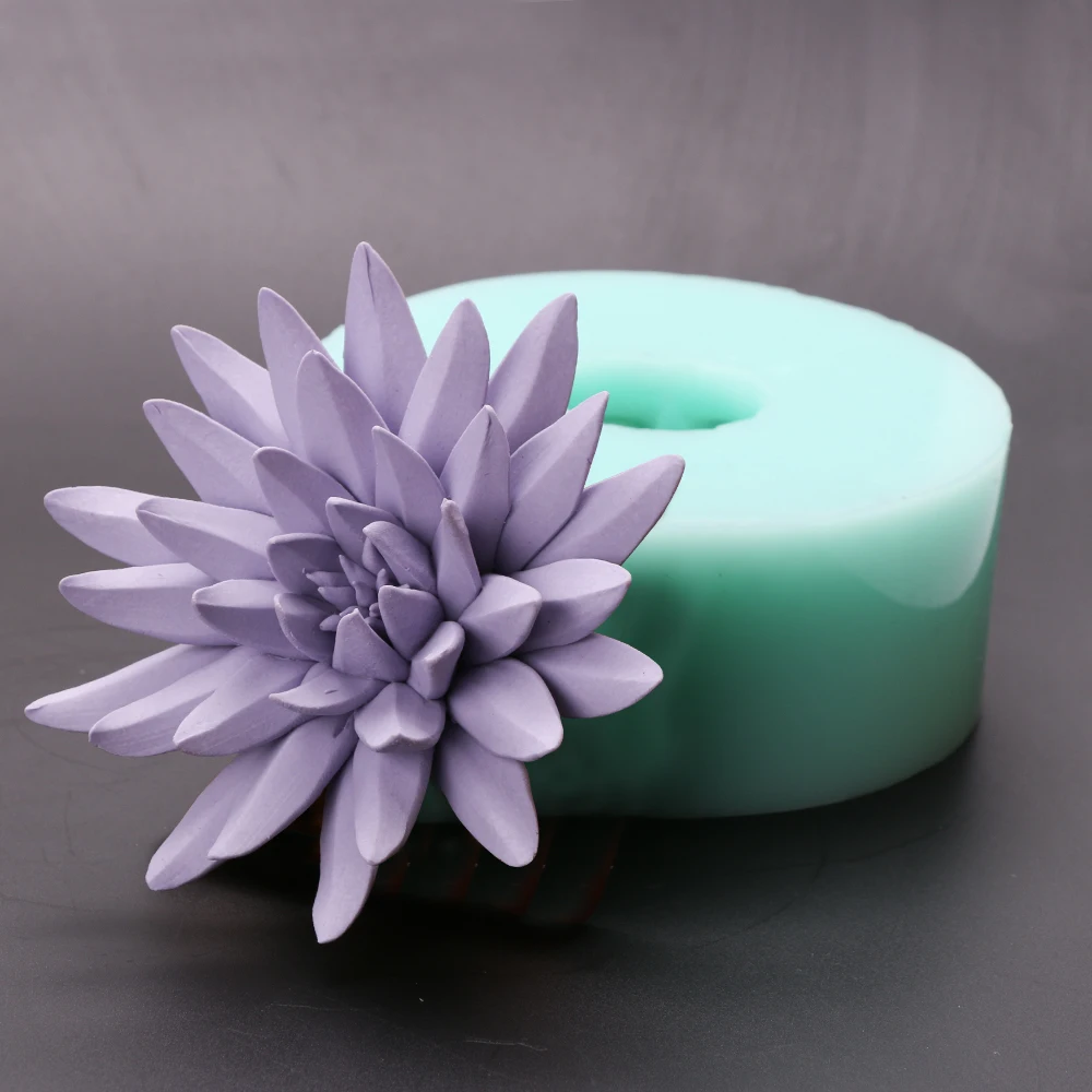 HC0037 силикагель 3D формы суккуленты лотоса розами мыло формы силиконовые свеча аромат формы мыло ручной работы изготовления форм