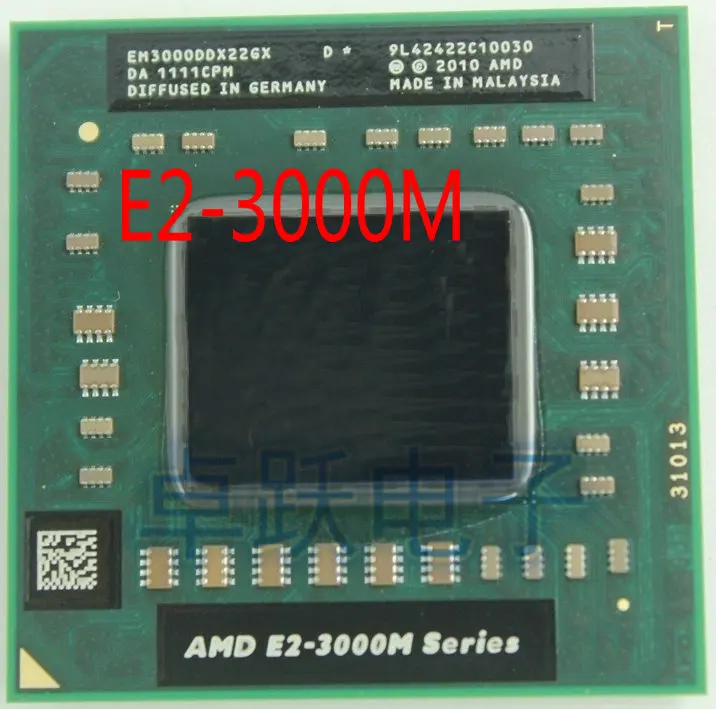 AMD E2-3000M Процессор EM3000DDX22GX E2 3000 м лучше, чем A4-3300M A6-3400M A8-3500M Процессор процессор