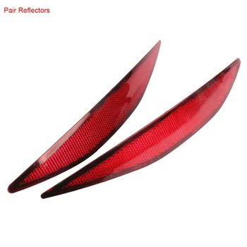 

Dark Red Left Right Rear Bumper Trim Reflector Piece For VW Golf MK7 VII 2013-2017 E-Golf Not for R and Wagon
