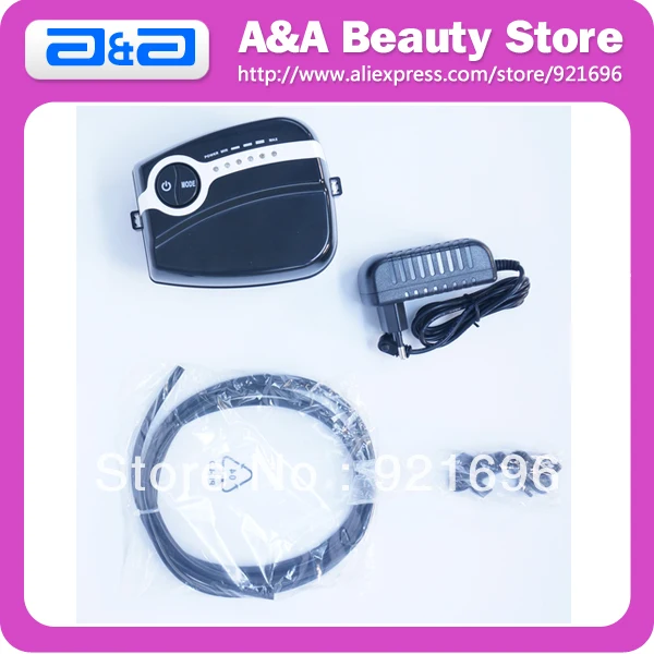 

Portable 5 Speed Airbrush Mini Compressor Makeup Airbrush Compressor with Power Adapter+ Air Hose+ Airbrush Holder