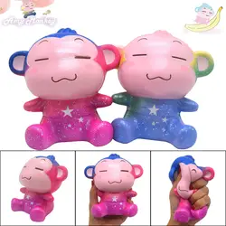 13 см Galaxy Naughty Monkey крем Ароматические Squishies Шарм замедлить рост Squeeze Toy мягкими комплект гамбургер мягкими