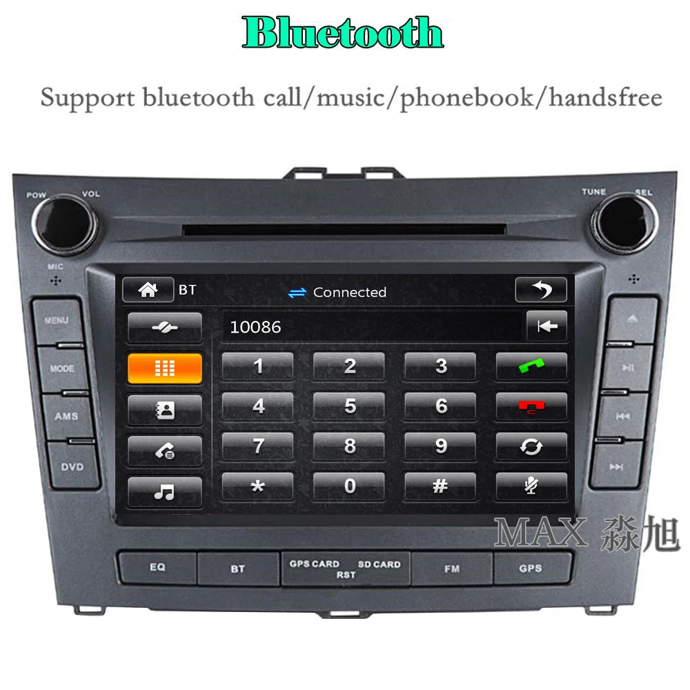 Perfect MAX 2 din 8" Car DVD Player For BYD L3 Radio RDS GPS Navigation System Free Map 3G 1080P Bluetooth call/music swc 2