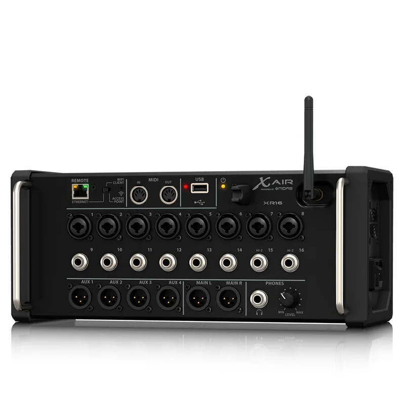 

Professional Audio Mixer Console XR16 Mixer Audio Amplifier Sound Processor 16 Channel Phone Connection Control Power Amplifier