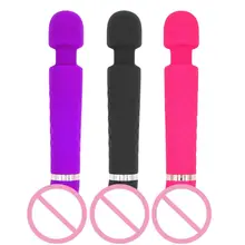 12 Frequency Dual Heads Vibration Dildo G-spot Massager Female Vibrator Adult Sex Toy