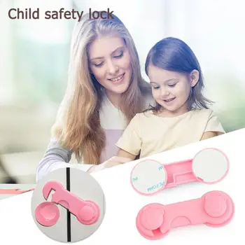 

5pcs/lot Multi-function Child Baby Safety Lock Cupboard Cabinet Door Drawer Safety Locks Children Security Protector Baby Care