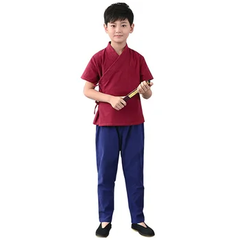 

Baby Boys Hanfu Clothing Vintage Cosplay Coutume Traditional Stage Performance Clothes Chinese Ancient Children School Uniform
