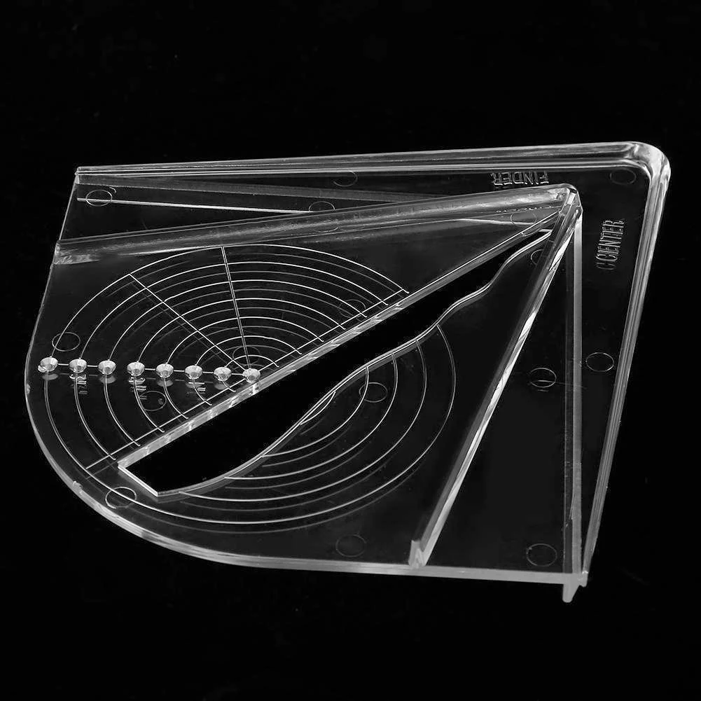 

Layout Tool For Square Octagon Clear Plastic Center Finder Time Saving Woodworking Practical Measurement