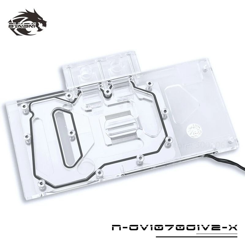 BYKSKI Water Block use for GIGABYTE GTX1070TI-GAMING-8G/GV-N1070WF2OC-8GD(rev2.0)/1070 G1 GAMING-8G