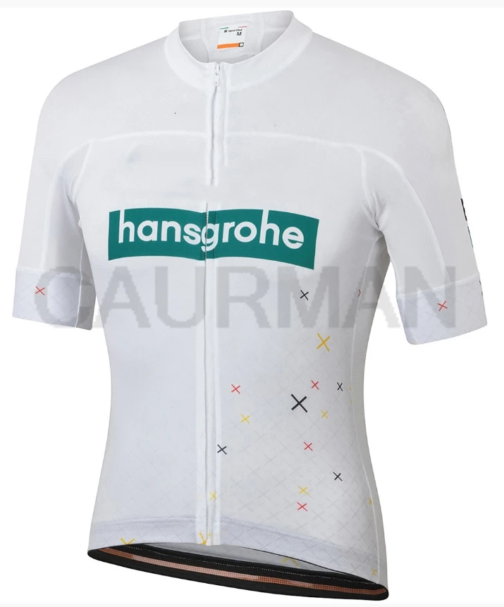 

2019 Hansgrohe Cycling Jersey Cycling Clothing Racing Sport Bike Jersey Tops Cycling Wear Short Sleeves Maillot ropa Ciclismo NW