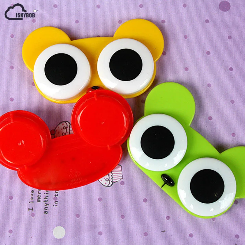 

ISKYBOB Hot Lovely Animal Design Travel Soak Storage Cleaning Contact Lens Box Case Set