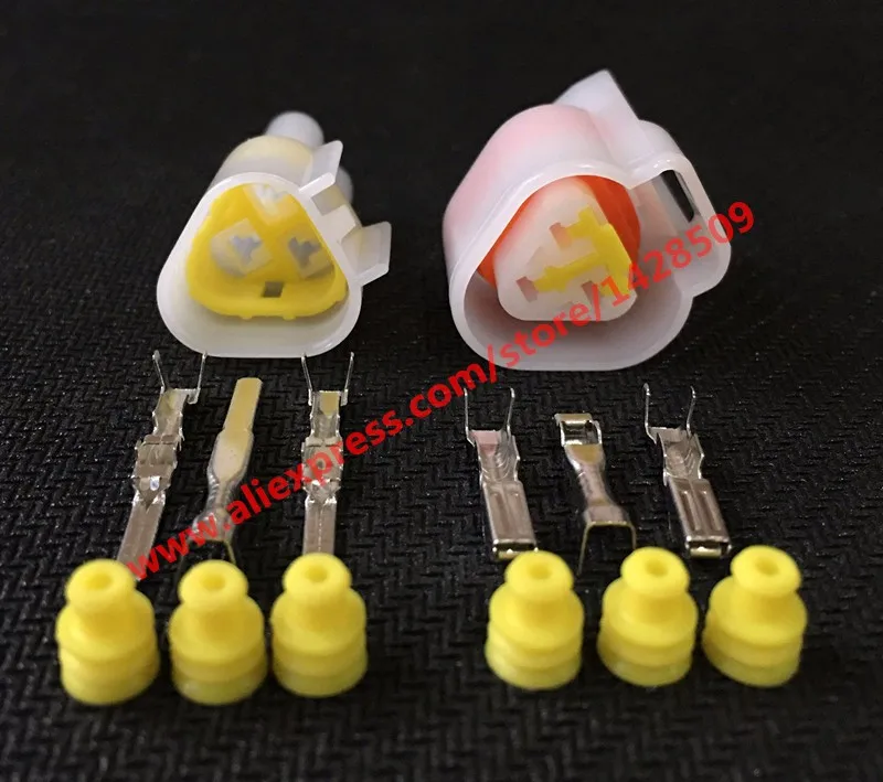 

Furukawa 10 Set 3 Pin FW-C-3M-B FW-C-3F-B Female Male Waterproof Electrical Wire Connector Plug Auto Connectors