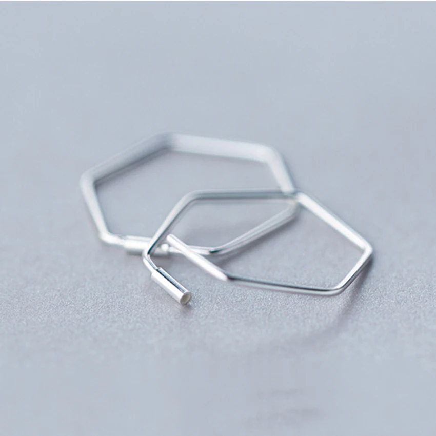 QIAMNI-925-Sterling-Silver-Hexagonal-Geometric-Open-Stud-Earrings-for-Women-Girls-Pendientes-Christmas-Party-Jewelry (2)