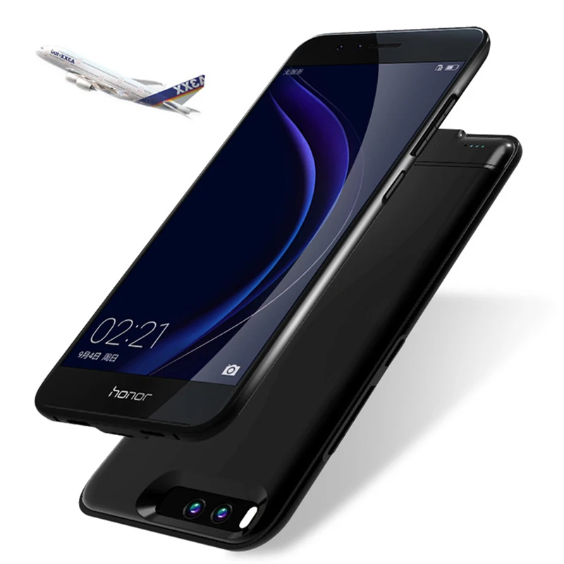 

For huawei honor 8 Battery Case 6000Mah Metal Frame Backup Charger Cover Pack Power Case Bank For huawei honor 8 Battery Case