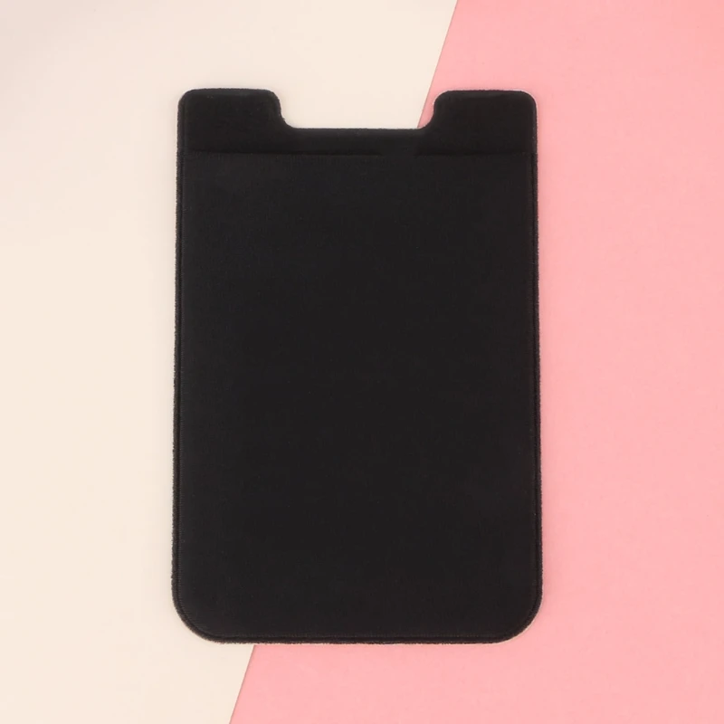 

Elastic Phone Wallet RFID Credit ID Card Holder Adhesive Pocket Sticker Lycra