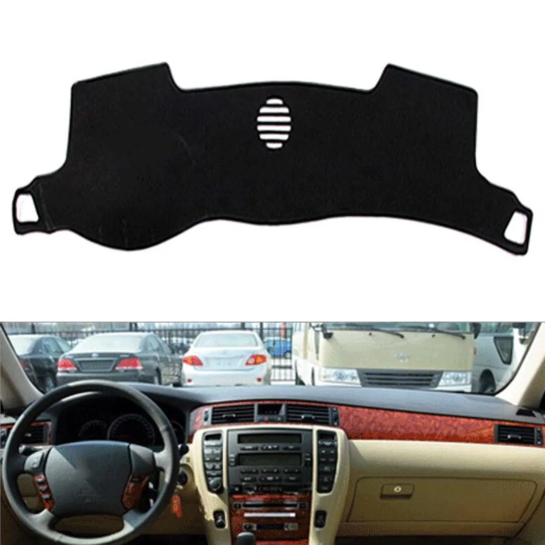 

Dongzhen Fit For Toyota Crown 2005-2009 Car Dashboard Cover Avoid Light Pad Instrument Platform Dash Board Cover Mat