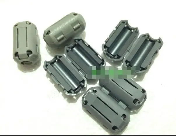 10pcs Black Ferrite Core Ring Filter Cable Clip Clamp UF70B For 7mm Inner RFI