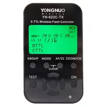 YONGNUO E-TTL Беспроводная Вспышка Контроллер + SUPON YN-622C-TX Подарок