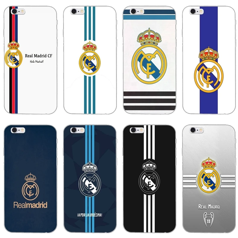 

football For Samsung Galaxy J4 J5 J6 J7 A5 A7 A8 A9s Plus Prime star 2016 2017 2018 case Real Madrid Soft phone cover