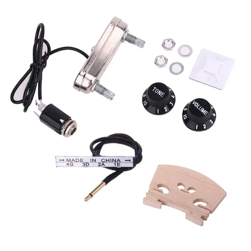 

Hot Electric Pickup Bridge Preamp Set for Violin