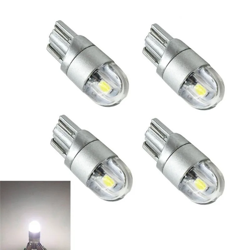 

4Pcs T10 Bulbs W5W 501 Turn Signal Light Canbus Lights LED COB SMD 3030 Bright White led High Power