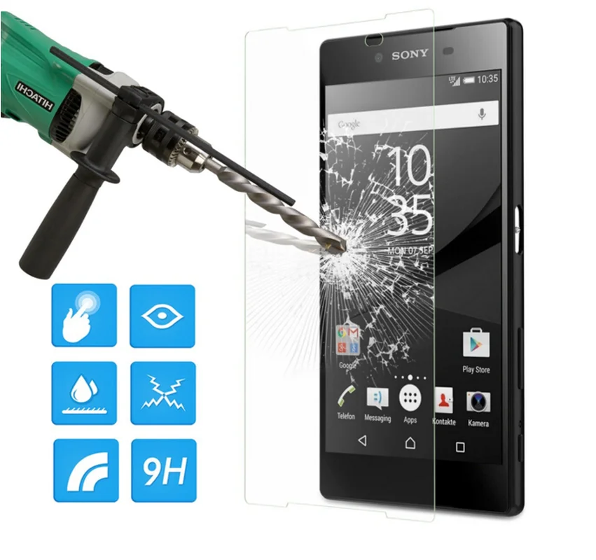 Защита экрана из закаленного стекла для sony Xperia Z5 De защита Ecran En Verre Trempe XZ Premium XZ1 Compact