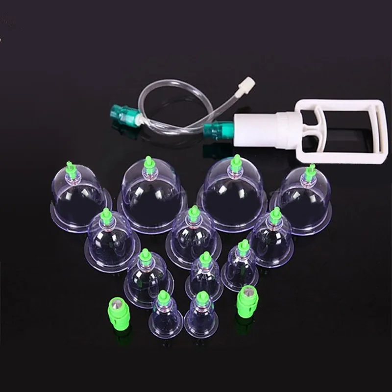 12 Cups Vacuum Cupping Massage  Acupuncture Chinese Vacuum Cupping Suction Therapy Massage Device 2