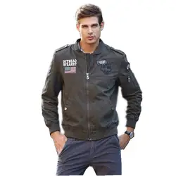 Мужская куртка высокого качества в стиле милитари, ветровка, верхняя одежда, мужская куртка, Мужская европейская куртка в стиле милитари, 95%