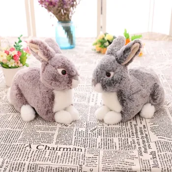 

New hot-selling simulation Animal Plush Elephant rabbit puppy toy cross-border hair