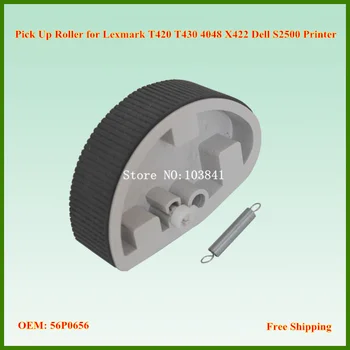 

Wholesale 2pcs/lot 56P0656 new pickup roller for Lexmark T420 T430 4048 X422 Dell S2500 Printer Spare Parts Pick up roller