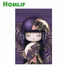 Мультфильм девушка полный квадратный волк бриллиантовый рисунок Рождество карты на заказ алмазная живопись kerstkaarten daimont живопись Хэллоуин