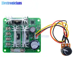 6-90 В 15A двигатель постоянного тока Скорость контроллер импульса Ширина ШИМ Скорость регулятор переключения