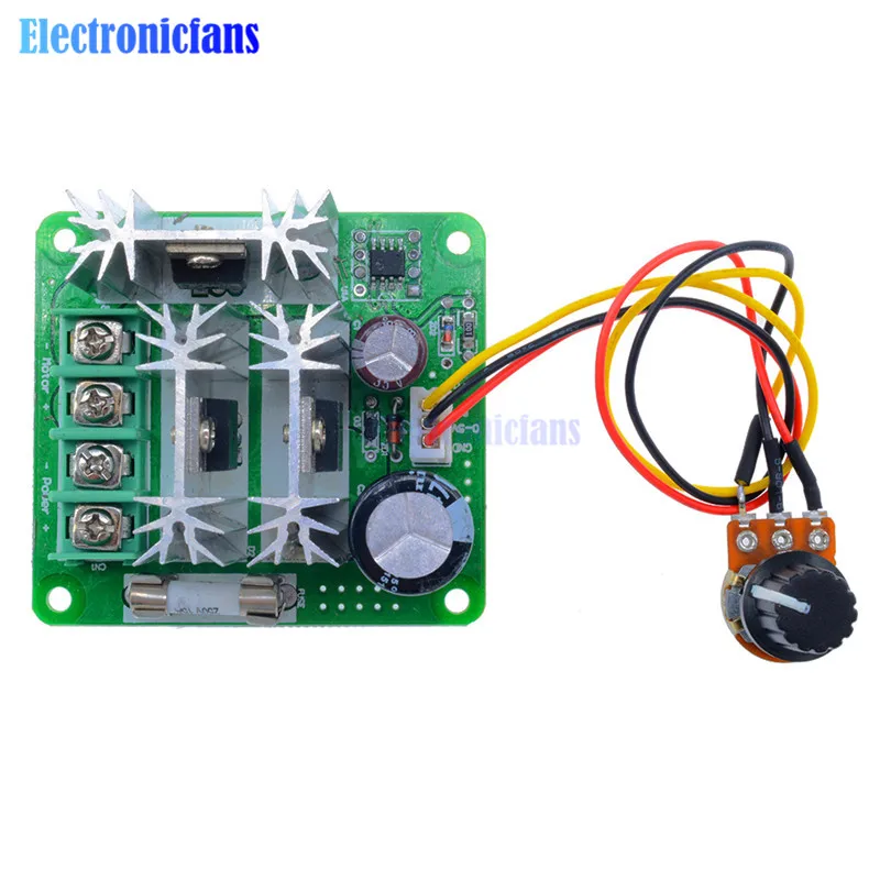 

6-90V 15A DC Motor Speed Controller Pulse Width PWM Speed Regulator Switch