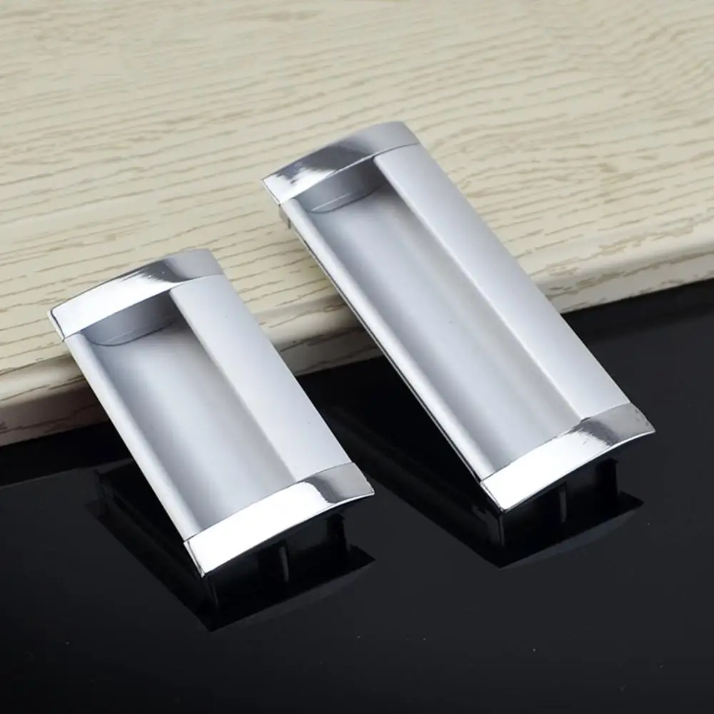 

Cabinet door cupboard cabinet concealed hidden embedded drawer invisible handle aluminum alloy dark handle